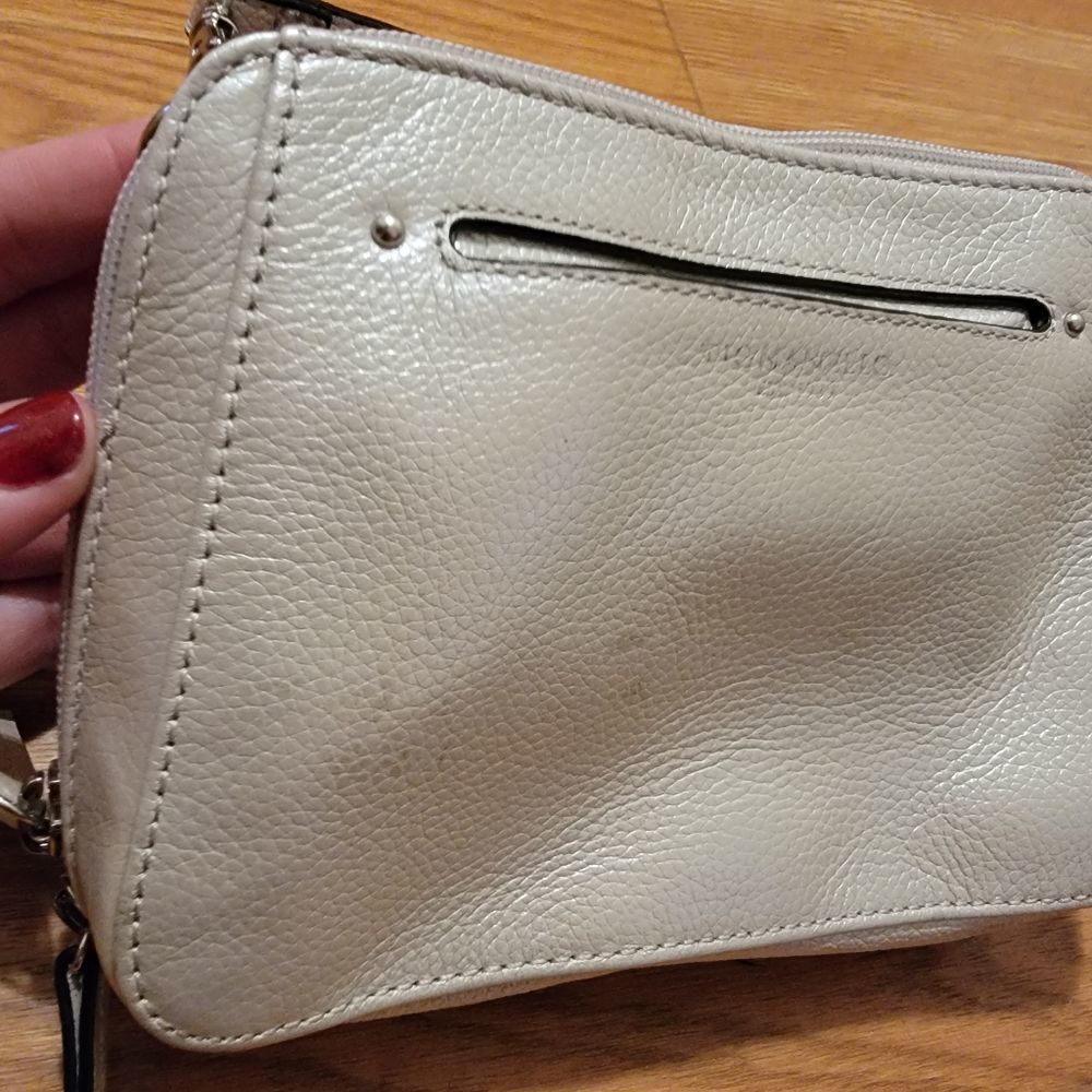 Tignanello Metallic Silver Convertible Crossbody Bag - Picture 8 of 11